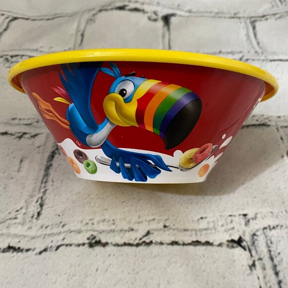 2023 Kellogg’s Froot Loops Toucan Sam Cereal Bowl - Picture 1 of 3